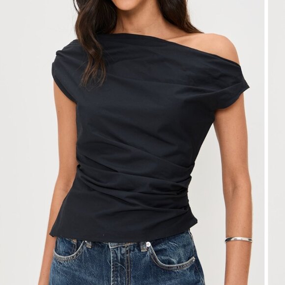 STAUD Tops - STAUD Phare Top in Black